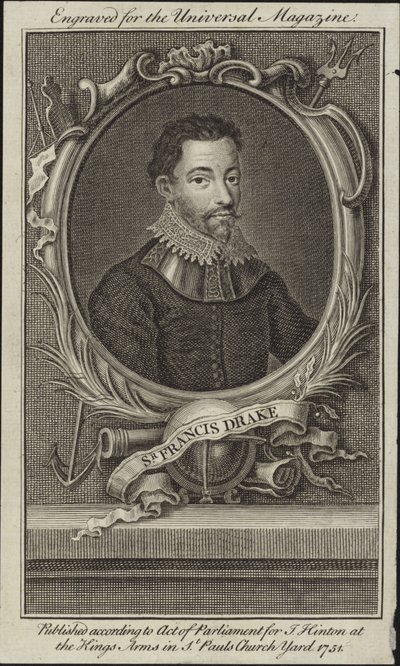 Francis Drake av English School