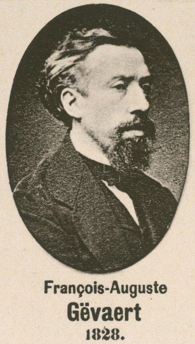 Francois-Auguste Gevaert (gravering) av English School