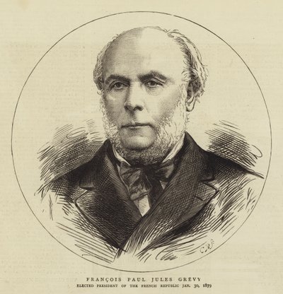 Francois Paul Jules Grevy (gravering) av English School