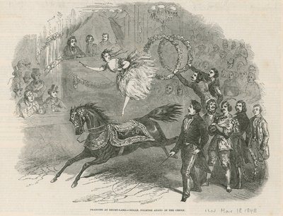Franconi på Drury Lane - Mddle Palmyre Anato in the Circle av English School