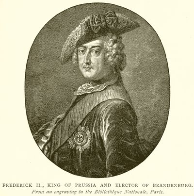 Frederick II, konge av Preussen og kurfyrst av Brandenburg av English School