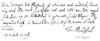 Fredk Ruysch av English School