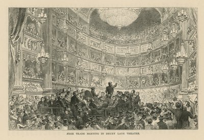 Frihandelsmøte i Drury Lane Theatre av English School