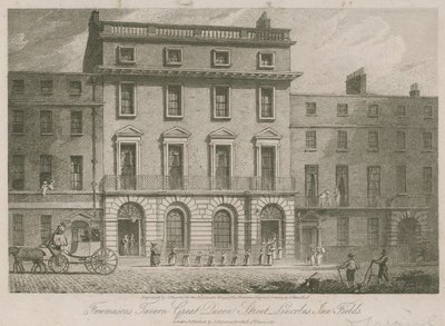 Freemasons Tavern, Great Duncan Street, Lincolns Inn Fields, London av English School