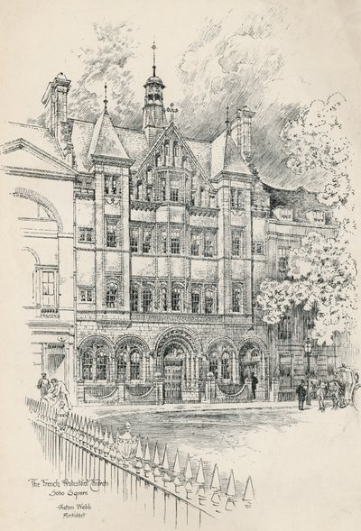 Fransk protestantisk kirke, Soho Square av English School