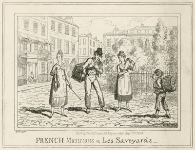 Franske musikere eller Les Savoyards av English School