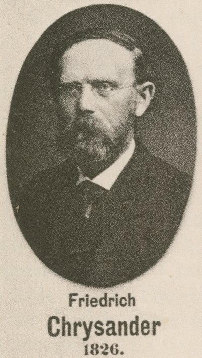 Friedrich Chrysander (gravering) av English School