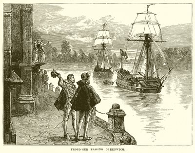 Frobisher passerer Greenwich av English School