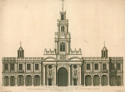 Forside av Royal Exchange, London av English School