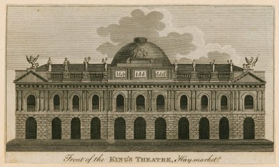 Foran Kings Theatre, Haymarket, London av English School