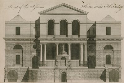 Foran Sessions House i Old Bailey av English School