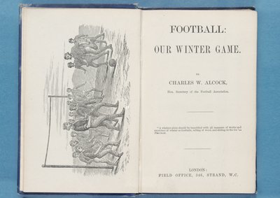 Frontispice fra Football: Our Winter Game, av Charles W. Alcock, 1874 (se også 315142 og 315144) av English School