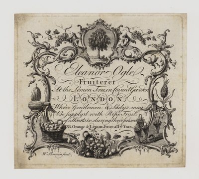 Fruiterer, Eleanor Ogle, byttekort av English School