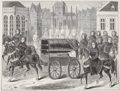 Begravelse av Richard II av English School