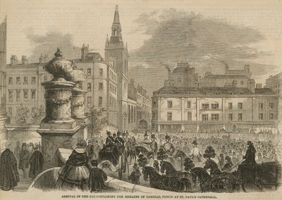 Begravelse av Sir Thomas Picton av English School