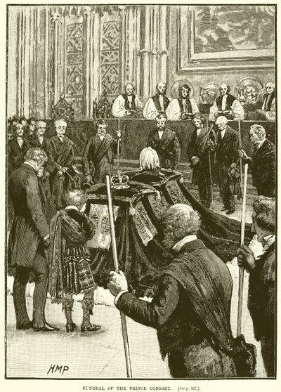 Prinsgemalens begravelse av English School