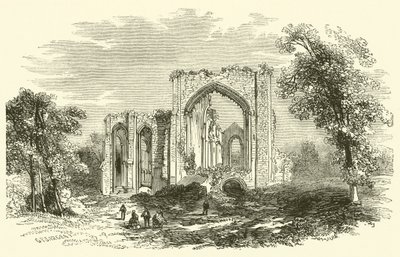 Furness Abbey (gravering) av English School