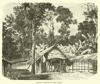Gaboon Village i skogen av English School