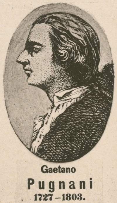 Gaetano Pugnani (gravyr) av English School