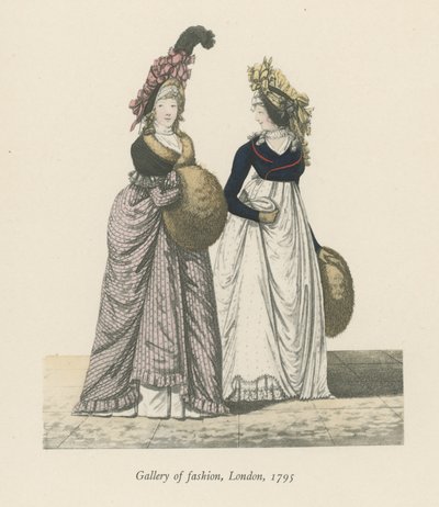 Gallery of Fashion, London, 1795 av English School