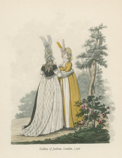 Gallery of Fashion, London, 1796 av English School