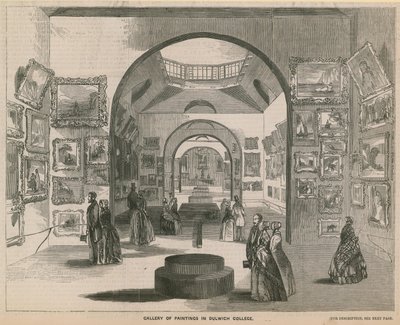 Galleri med malerier i Dulwich College av English School