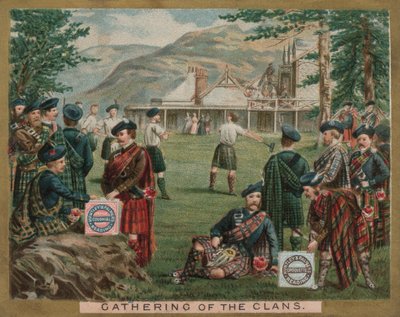 Klansamling (kromolitho) av English School