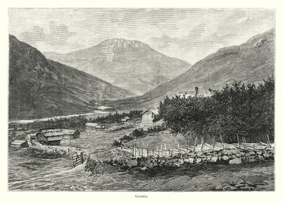 Gausta (engraving) av English School