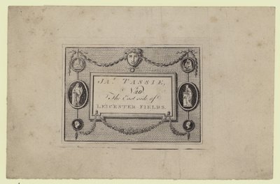 Gem and Seal Modeller, James Tassie, byttekort av English School