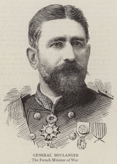 General Boulanger (gravering) av English School