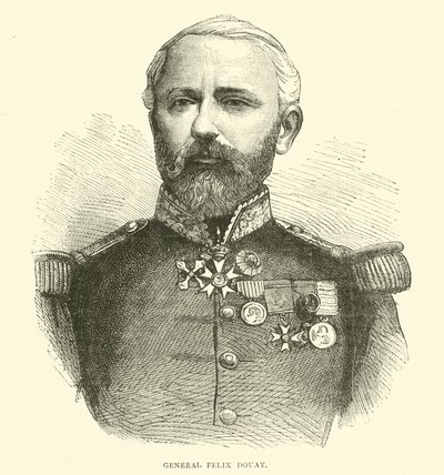 General Felix Douay, 1870 av English School