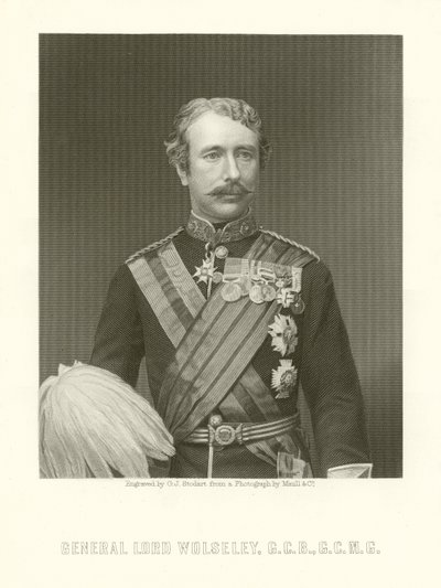 General Lord Wolseley av English School