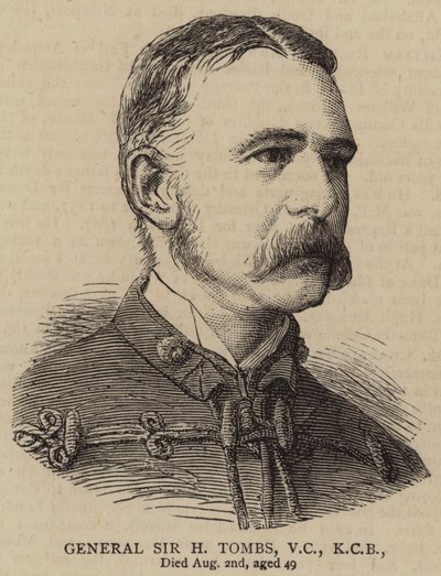 General Sir H Tombs, VC, KCB (gravering) av English School