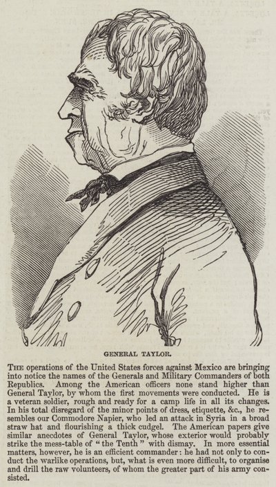 General Taylor (gravering) av English School