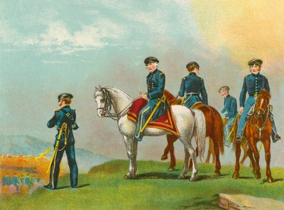 General Taylor i slaget ved Monterey av English School