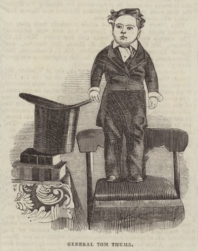 General Tom Thumb (gravering) av English School