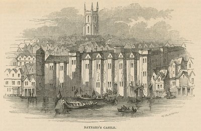Generell utsikt over Baynards Castle av English School