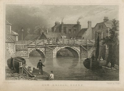 Generell utsikt over Bow Bridge av English School