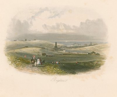 Generell utsikt over Brighton av English School