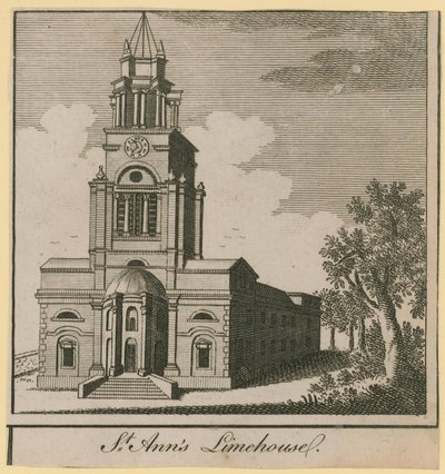 Generell utsikt over Church of St Ann av English School