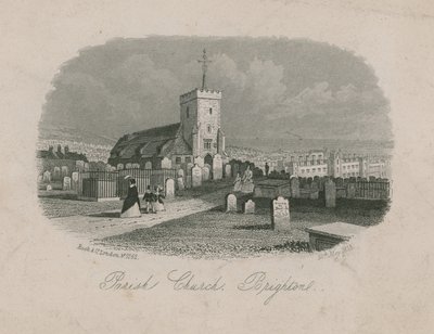 Generell utsikt over Parish Church i Brighton av English School
