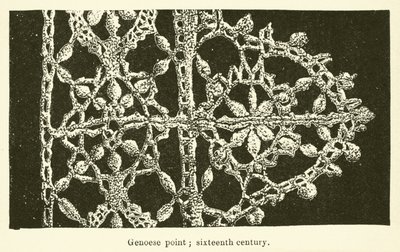 Genovesisk spiss, sekstende århundre (gravering) av English School