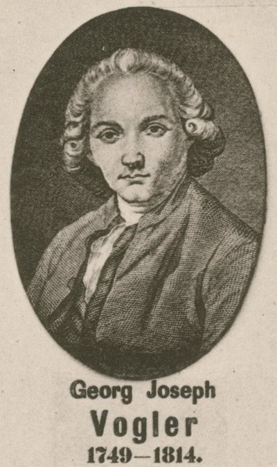 Georg Joseph Vogler (gravering) av English School