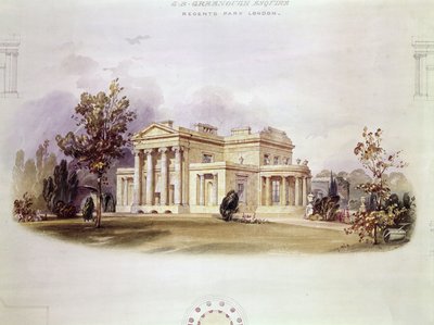 George B. Greenoughs villa i Regents Park, London av English School