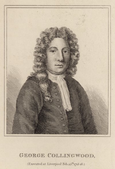 George Collingwood, henrettet i Liverpool 25. februar 1715-16 av English School
