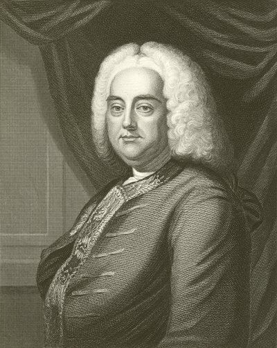 George F Handel av English School