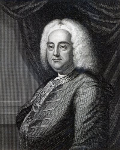 George Frideric Handel, gravert av Thomson (se også 377120) av English School