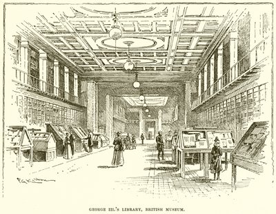 George IIIs bibliotek, British Museum av English School