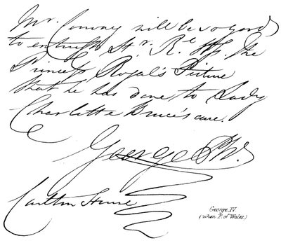 George IV, (da P av Wales) av English School