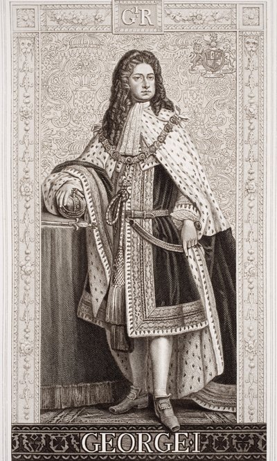 George I (1660-1727) fra `Illustrasjoner av engelsk og skotsk historie